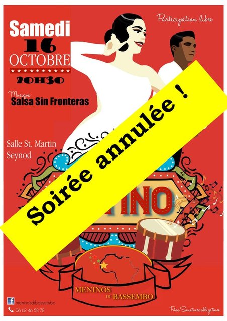 affiche de la soirée Meninos di Bassembo du 16 octobre 2021