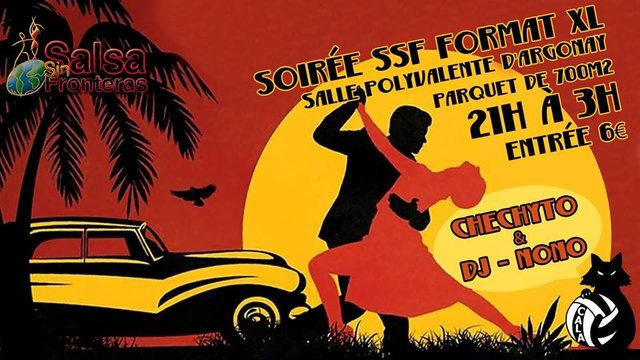 Affiche de la soirée XL Salsa Sin Fronteras