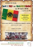 affiche de la soirée latino Meninos Di Bassembo